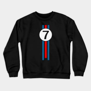 racing number stripes Crewneck Sweatshirt